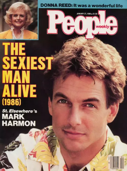 Harmon gracing the cover of People as the Sexiest Man Alive