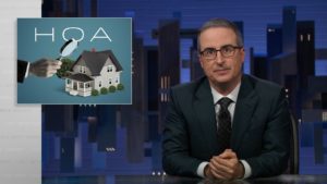 John Oliver talks homeowners associations