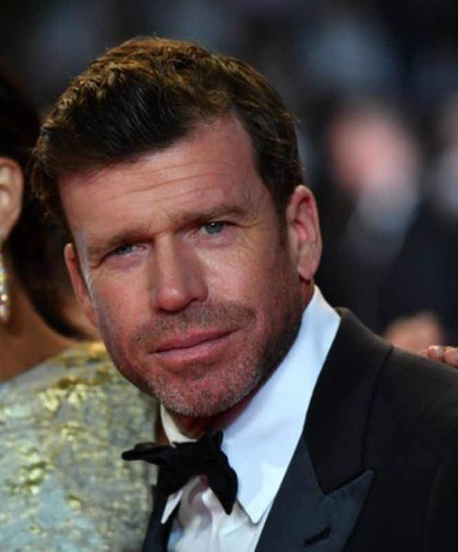 Taylor Sheridan looking rugged and thoughtful