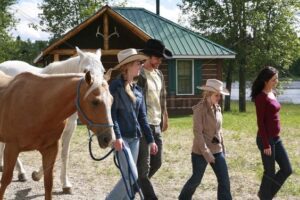 Horses on CBC Heartland Amy, Michelle Morgan