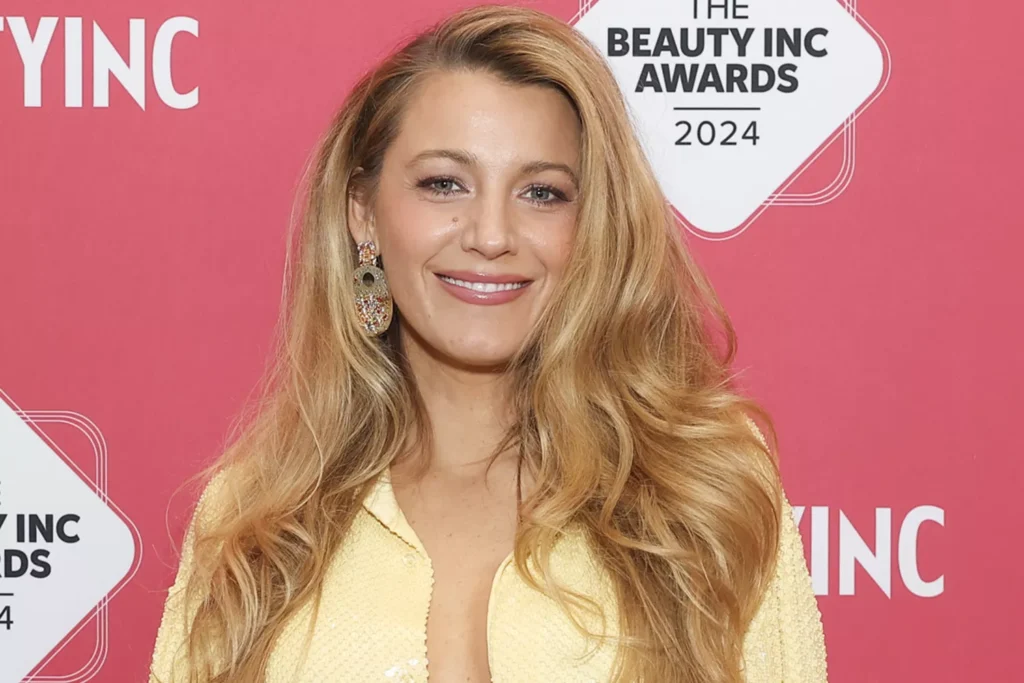 Blake Lively on Dec. 11, 2024. Katie Jones/Beauty Inc via Getty